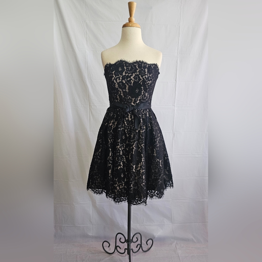 Robert Rodriguez strapless lace dress Size 6